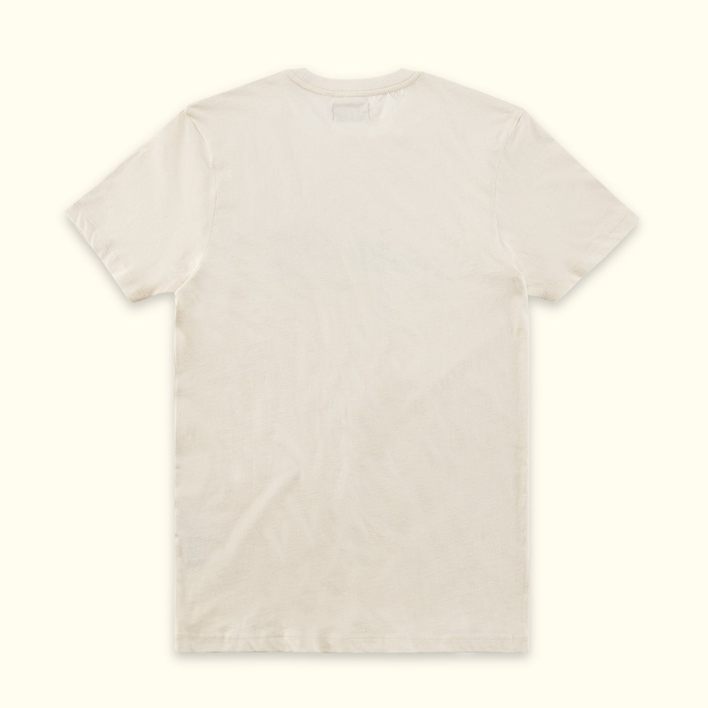 Biggs Script T-Shirt in Cream