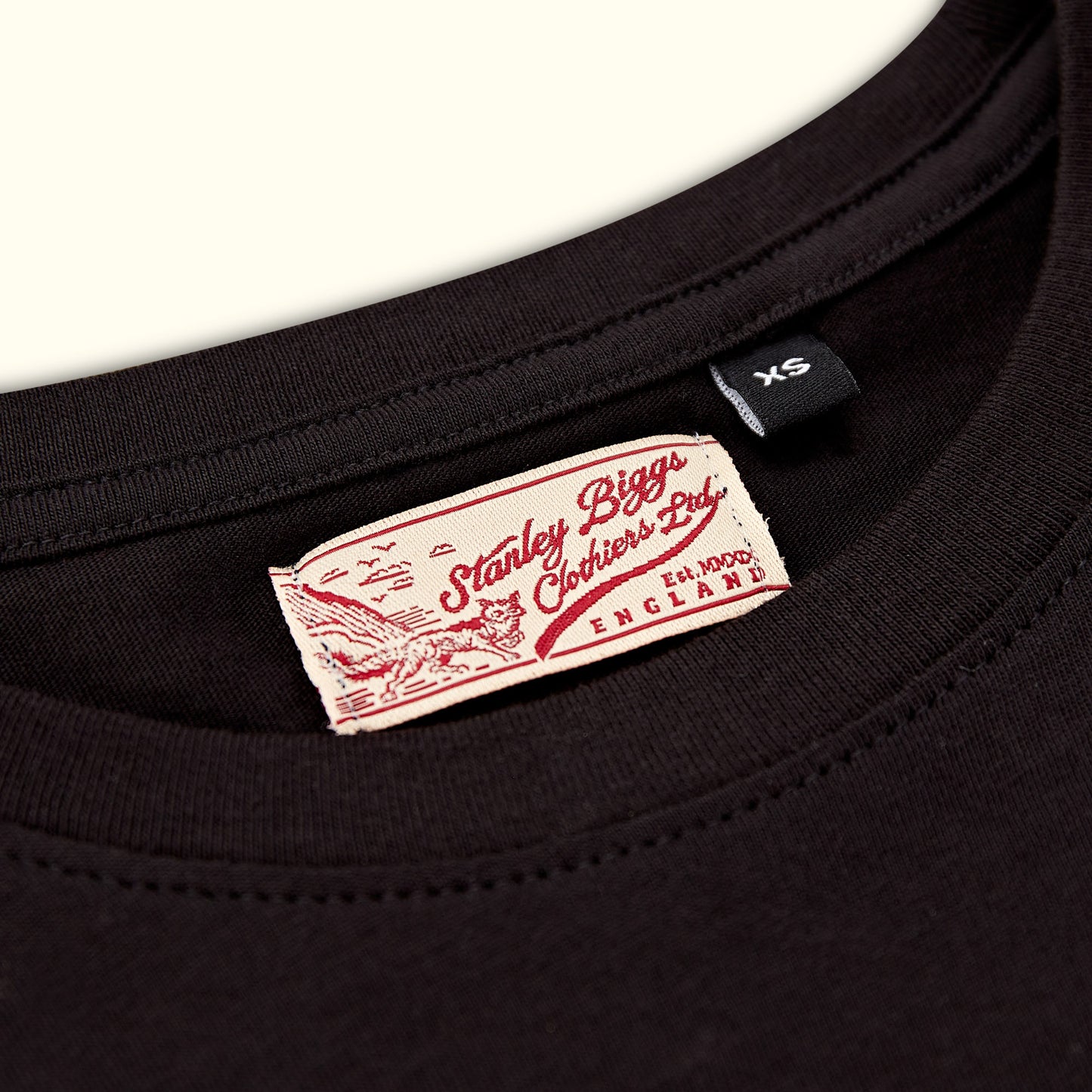 Biggs Script T-Shirt in Black